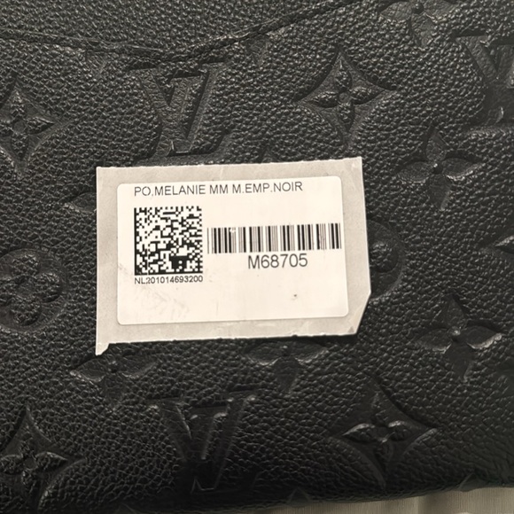 Authentic Louis Vuitton Empreinte Pichette Melanie MM - Picture 6 of 6